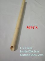 100pcs Eco Friendly Reusable Straw 21.5cm Carbonized Bamboo Smoothie Straws Pointed Coffee Milk Drinking Straw - Image 7